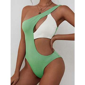 ZAFUL One Shoulder Bikini - Trendy Cutout Swimwear