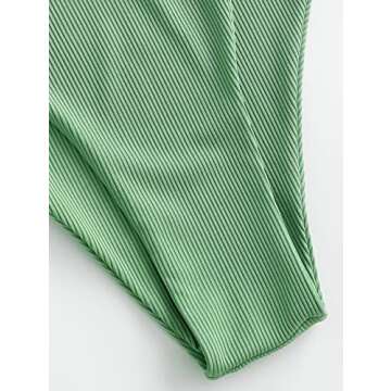 ZAFUL One Shoulder Bikini - Trendy Cutout Swimwear