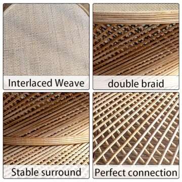 Stylish Gexpusm Rattan Coffee Table for Indoor & Outdoor Use