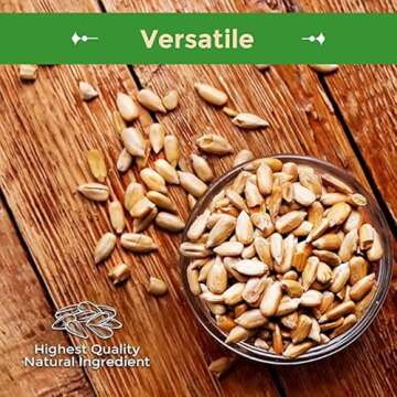 Sincerely Nuts Sunflower Seed Kernels Raw (No Shell) (5lb bag) | Delicious Antioxidant Rich Snack | Source of Protein, Fiber, Essential Vitamins & Minerals | Vegan and Gluten Free