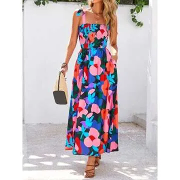 PRETTYGARDEN Floral Maxi Dress for Trendy Summer Style