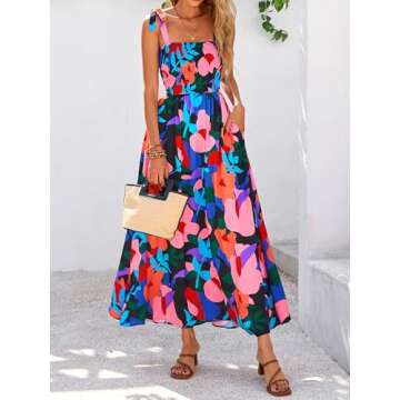 PRETTYGARDEN Floral Maxi Dress for Trendy Summer Style