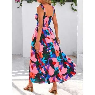 PRETTYGARDEN Floral Maxi Dress for Trendy Summer Style