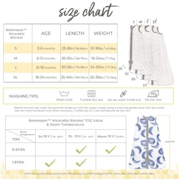 Burt's Bees Organic Cotton Baby Wearable Blanket - Blue