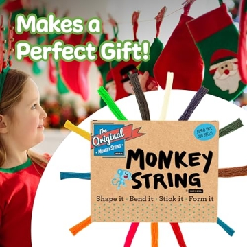 Monkey String Sensory Fidget Toys - 500 Piece Pack