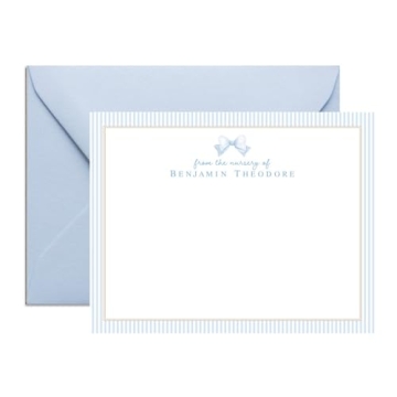 Custom Floral Baby Shower Thank You Cards - Set of 10