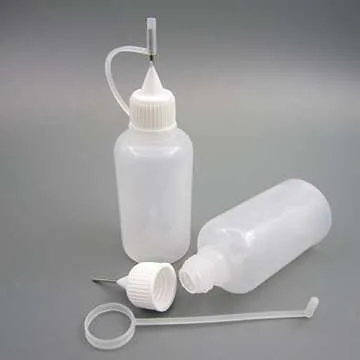 10 Pieces 30ml Precision Tip Applicator Bottle Needle Tip Glue Applicator Bottle DIY Quilling Tool Precision Bottle Needle Bottle Squeeze Bottle