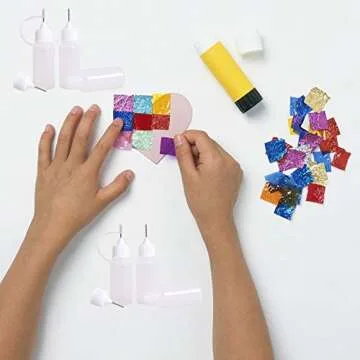 10 Pieces 30ml Precision Tip Applicator Bottle Needle Tip Glue Applicator Bottle DIY Quilling Tool Precision Bottle Needle Bottle Squeeze Bottle