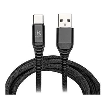 Walabot DIY Plus X Visual Wall Scanner with 6-Feet Long Tail Braided Aluminum Alloy USB-C to USB-A Cable Bundle (2 Items)