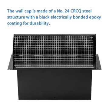 Wall Vent Cap for Microwave & Range Exhaust Duct