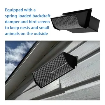 Wall Vent Cap for Microwave & Range Exhaust Duct