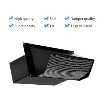 Wall Vent Cap for Microwave & Range Exhaust Duct