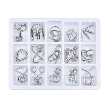 Metal Wire Puzzles Activity for Dementia Alzheimer's Seniors Elderly Memory Loss Product Keep Hands ...