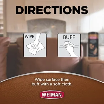 Weiman Leather Cleaner Wipes - 30 ct with UV Protection