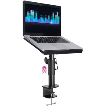 Liquid Stands Laptop Desk Mount - Adjustable Ergonomic Arm For 65 LBS