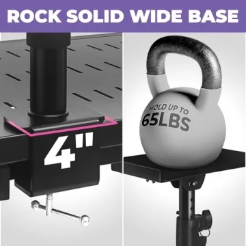 Ergonomic Laptop Desk Mount - 65 LBS Capacity