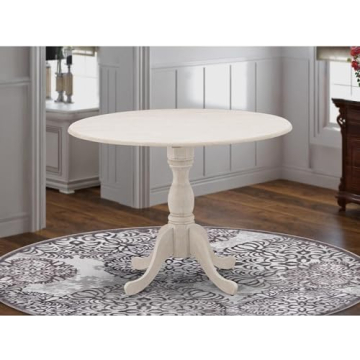 Stylish Dublin Round Kitchen Dining Table - 42x42 Inches