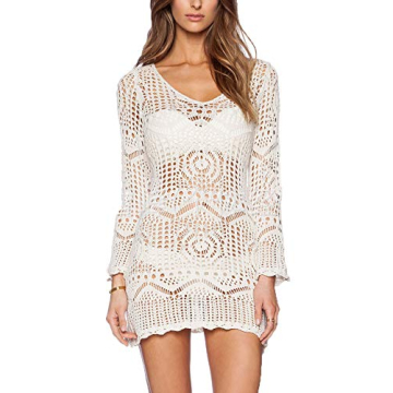 Wander Agio Women’s Lace Bikini Cover-Up for Summer