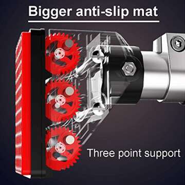 HAKENO Pull Up Bar for Doorway, Chin Up Bar Upper Body No Screw Installation - Width Adjustable With Locking Mechanism Door Frame Workout Bar - Home Fitness Equipment 501LBS