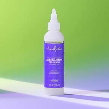 SheaMoisture Hair Care System Anti-Dandruff Pre-Wash For Stronger Hair & Healthier Scalp Formulated With Apple Cider Vinegar Fair Trade Shea Butter For Soft, Smooth Hair 4oz