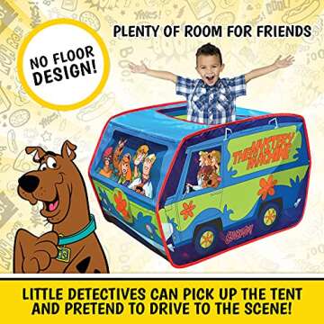 Scooby Doo Mystery Machine Tent – Kids Pop Up Play Tent | Scooby Doo Toy