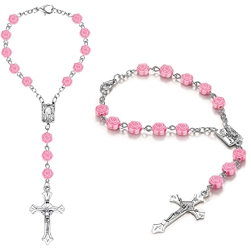Elegant Konohan Car Rosaries - Spiritual Accessories for Your Vehicle!