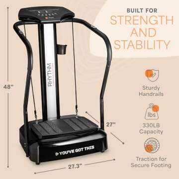 LifePro Rhythm Vibration Plate for Muscle Recovery