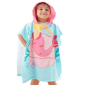 NovForth Kids Hooded Bath Towel for Toddlers, Fun Designs