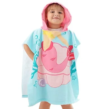 NovForth Kids Hooded Bath Towel for Toddlers, Fun Designs