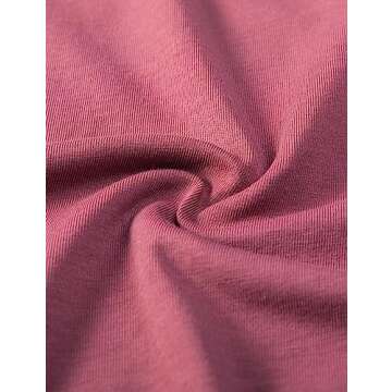 CRZ YOGA Women's Pima Cotton Workout Crop Tops Short Sleeve Yoga Shirts Casual Athletic Running T-Shirts Misty Merlot Small