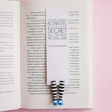 Handmade Alice in Wonderland Bookmark for Book Lovers