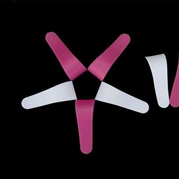 ccHuDE 20 Pcs Hair Removal Spatulas Sticks, Plastic Mask Scraper Waxing Applicator Depilatory Creams Hair Waxing Removal Tools, Ergonomic Design, Reusable, Comfortable to Hand Feeling, Unisex