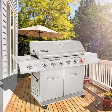 Royal Gourmet 6-Burner Grill - Perfect for Outdoor BBQ Fun!