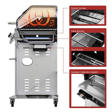 Royal Gourmet 6-Burner Grill - Perfect for Outdoor BBQ Fun!