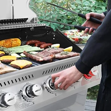 Royal Gourmet 6-Burner Grill - Perfect for Outdoor BBQ Fun!