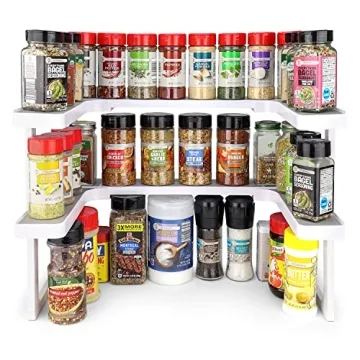 Spicy Shelf Deluxe Expandable 2-Tier Spice Rack Organizer