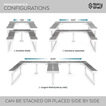 Spicy Shelf Deluxe Expandable 2-Tier Spice Rack Organizer