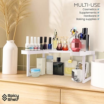 Spicy Shelf Deluxe Expandable 2-Tier Spice Rack Organizer