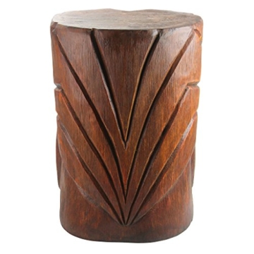 Design Toscano Tiki Face Kanaloa Side Table for all Outdoors