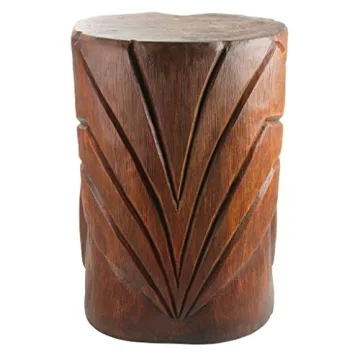 Design Toscano Tiki Face Kanaloa Side Table for all Outdoors