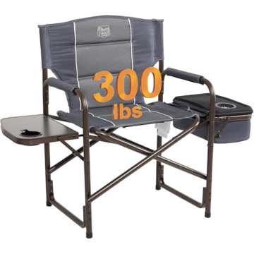 TIMBER RIDGE Camping Chair with Cooler and Side Table