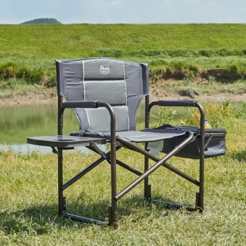 TIMBER RIDGE Camping Chair with Cooler and Side Table