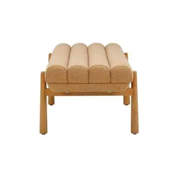 Tov Furniture Julianna Sunflower Yellow Heavy Linen Bench