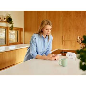 Airthings 2960 View Plus - Battery Powered Radon & Air Quality Monitor (PM, CO2, VOC, Humidity, Temp, Pressure)