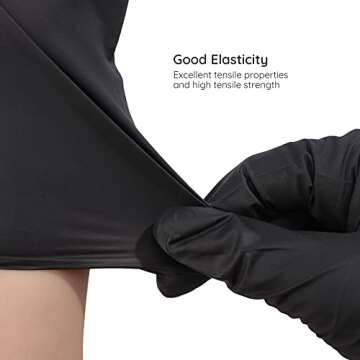 Segbeauty Hair Dye Gloves - Large, Reusable Rubber