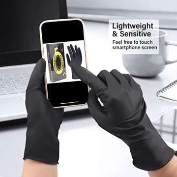 Segbeauty Hair Dye Gloves - Large, Reusable Rubber