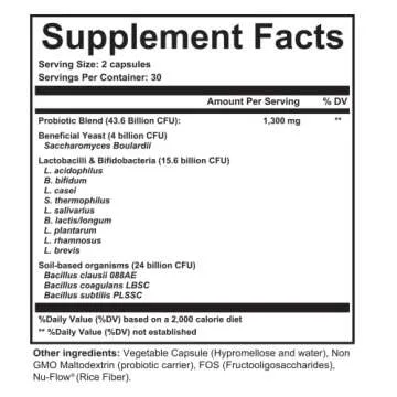 Thyro Biotic Probiotic for Women's Thyroid and Digestive Health