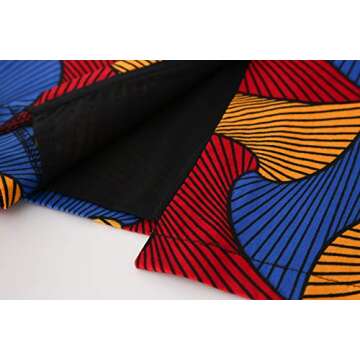 Hybrid Fashionista Skirts for Women Midi Pencil Skirt - Women's High Waist Reg & Plus Size (16, BlueYellowRed)