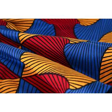 Hybrid Fashionista Skirts for Women Midi Pencil Skirt - Women's High Waist Reg & Plus Size (16, BlueYellowRed)