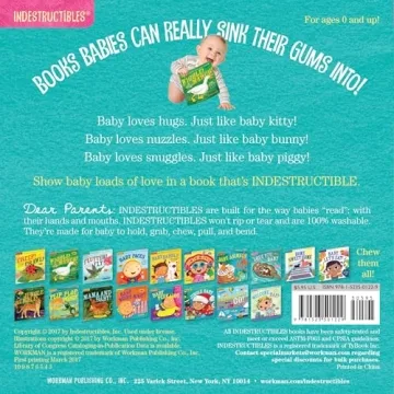 Indestructibles Love You Baby Book for Safe Playtime